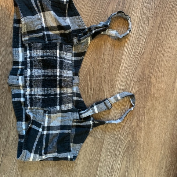 plaid crop top - Picture 2 of 2